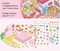 Cute Spring House Sticker Scene, Larger Size, Isometric Sticker Activity, Adorabilities